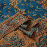 Pashmina Silk Scarf Shawl Wrap Paisley Jacquard Flowers