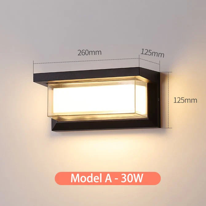 Led outdoor wall lamp led outdoor wall light