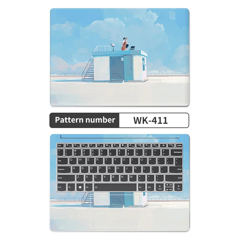 DIY Cat Laptop Cover Skins Stickers Notebook PVC