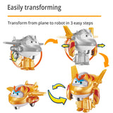 Super Wings S5 2" Mini Transforming Deformation Transform-a-Bots