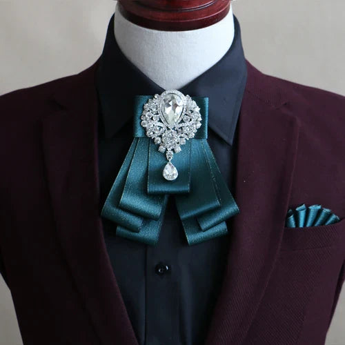Handmade British Style New Diamond Bow Ties for