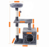 Free Shipping Multi-Level Cat Tree For Cats With