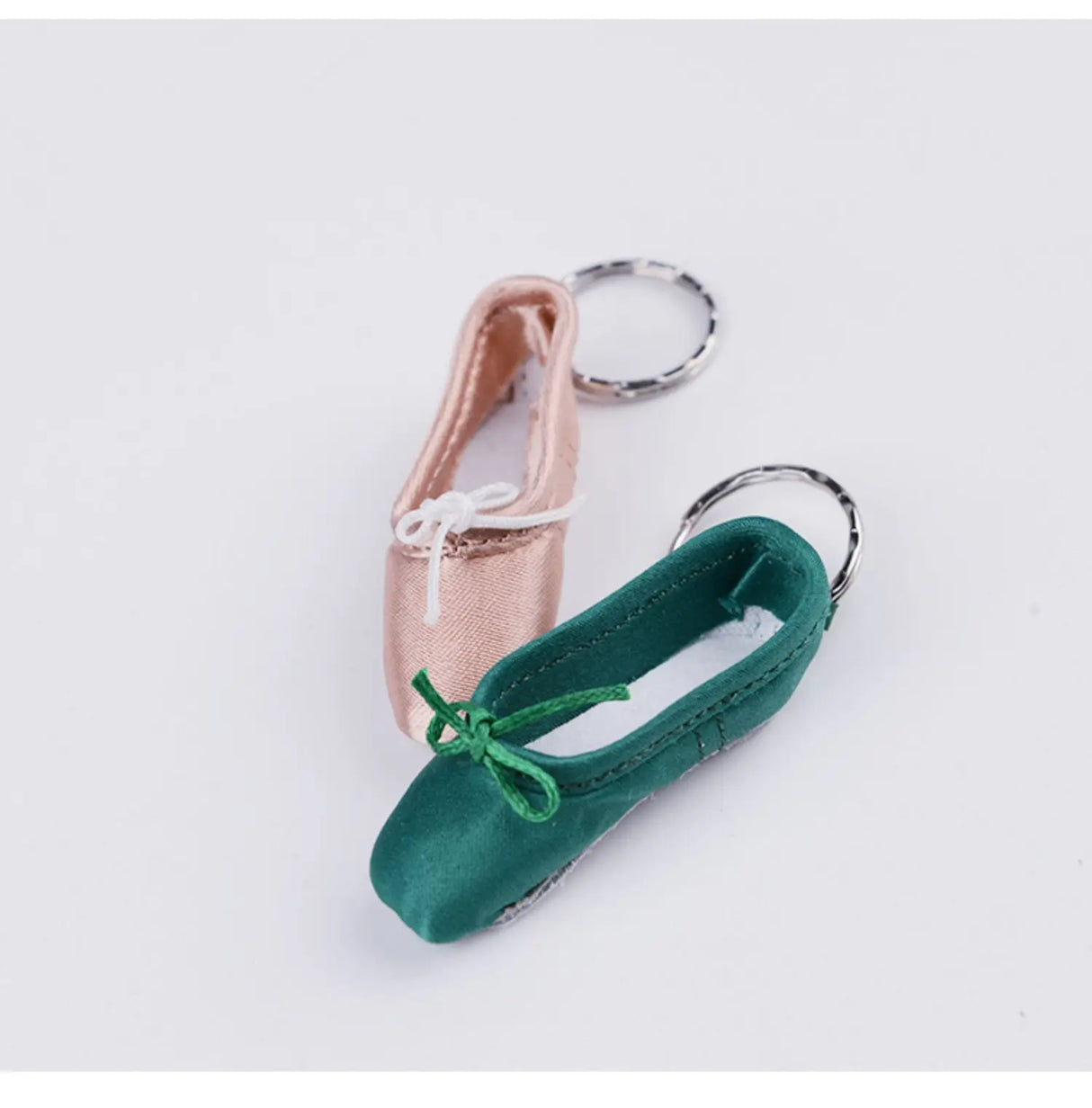 Handmade Mini Ballet Shoe Ballet Keychain Gift Satin