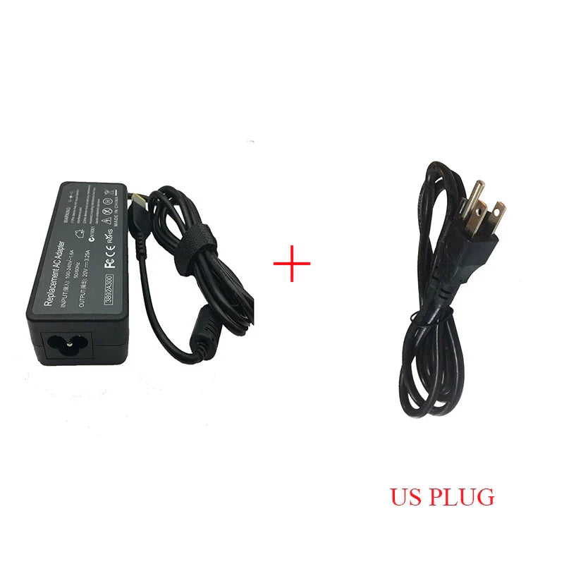 20V 3.25A 65W USB AC Laptop Charger Power