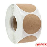 100500pcs Vintage Kraft Paper Stickers Scrapbook Gift Stationery