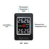 LEEPEE Car TPMS Tire Pressure Monitor System