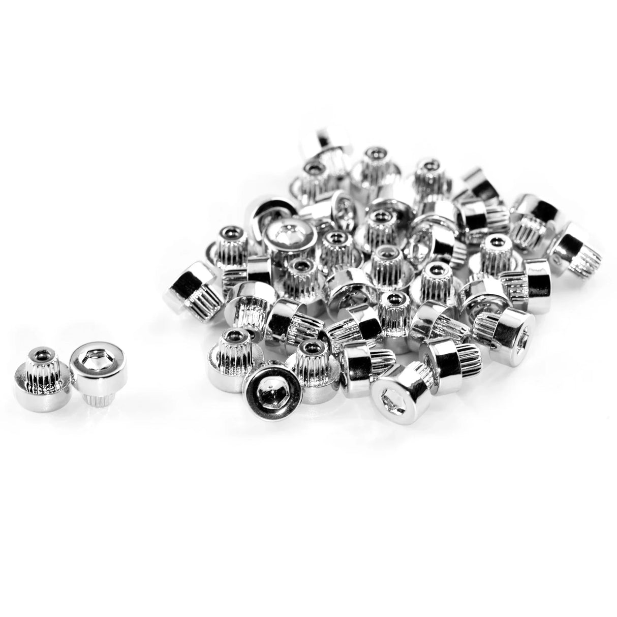 100pcs Universal Wheel Nuts – Silver, Black, Gold, Dust-Proof Rivets