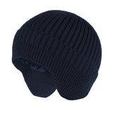 Winter Ears Protected Hats for Men Thicker Beanies