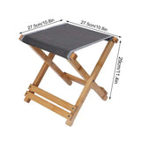 Multipurpose Portable Kids Small Bamboo Low Stool Children's