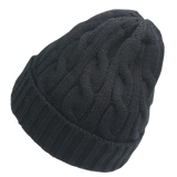 Bright Color Knitted Winter Hats Women Fleece Lined