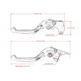 Motorcycle Accessories Adjustable Extendable Folding Brake Clutch Levers