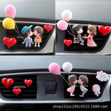 Car Air outlet clip Decoration Cute Cartoon Couples