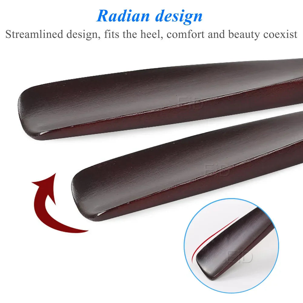 Birch Wooden Shoehorn 254054cm Durable Shoe Horn Handle