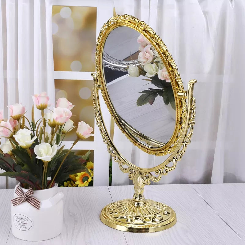 2024 New 2 Sides Makeup Mirror Stand Table