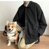 Jacket men women autumn winter Korean trend loose