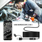 Mini USB Car Endoscope Camera Auto Parts Telescopic