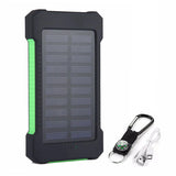 For Xiaomi iPhone Solar Power Bank 10000mAh External