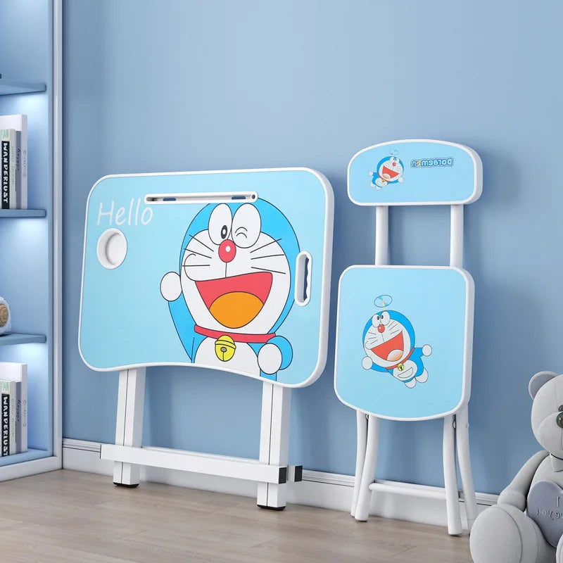 Kids Furniture set cartoon foldable kids study table