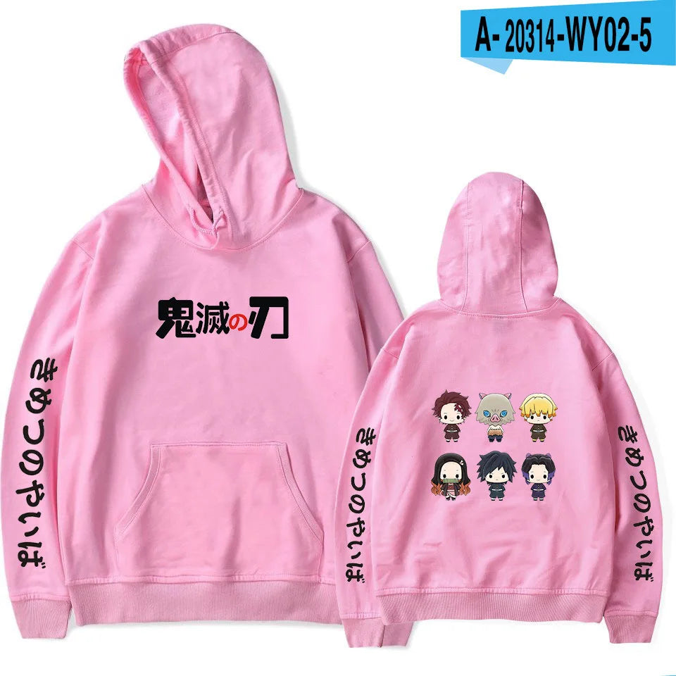 Anime Hoodie Demon Slayer Oversized Hoodies Sweatshirts Men/Womens