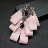 High Quality Korean Fashion New Crystal Bow Tie