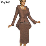2 Piece Gold Mother of the Bride Groom