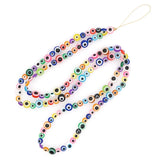 2022 New Evil Eyes Multicolor Glazed Round Beaded