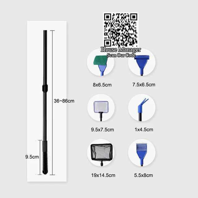 Semi-automatic aquarium cleaner Water Change hand Changer Gravel