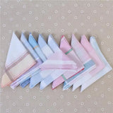 5Pcs Multicolor Plaid Stripe Men Pocket Squares Business
