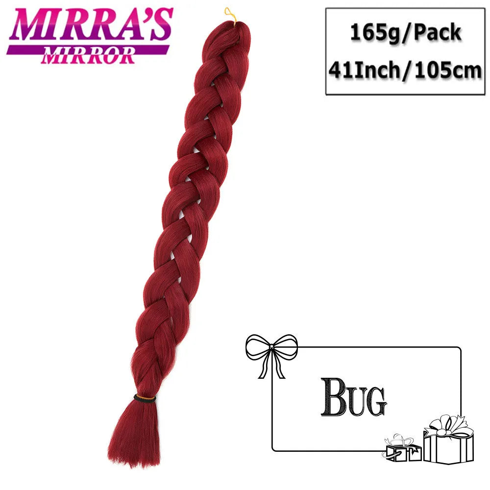 82" Jumbo Box Braids Synthetic Hair Extensions