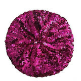 Women's Fashion Fun Sparkle Sequins Shimmer Stretch Beret