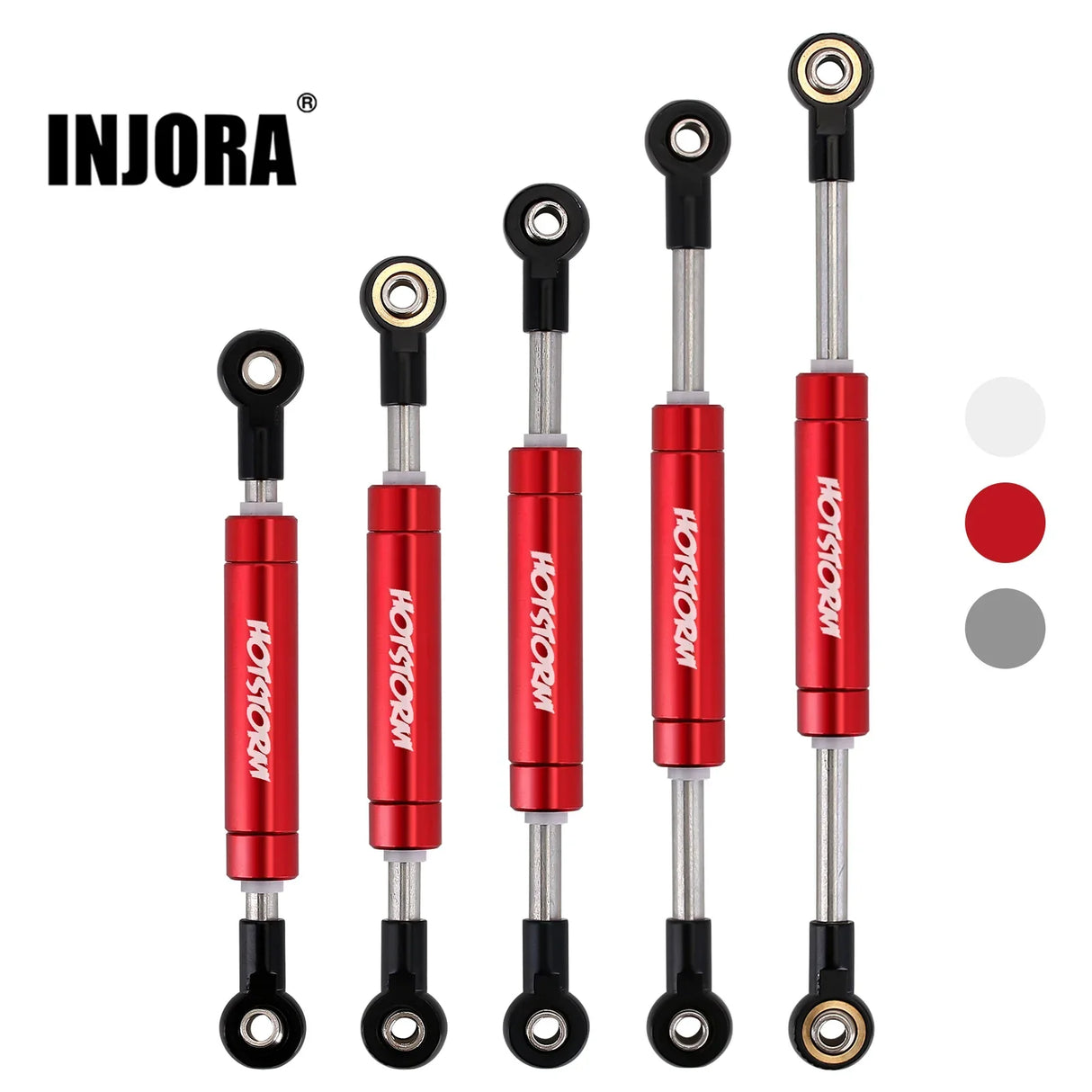 INJORA 1PCS 72-102mm Adjustable Servo Steering Link 1/10