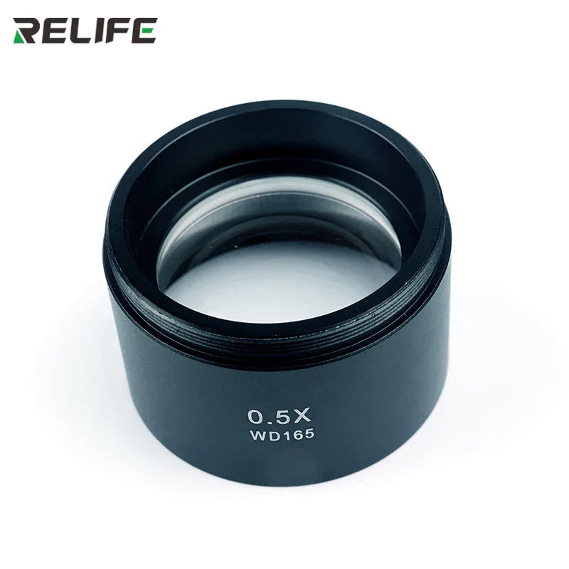 RELIFE 0.5X 0.7X Trinocular Stereo Microscope Auxiliary Lens