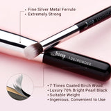 Jessup Makeup Brushes Set Synthetic-Natural Hair Foundation Powder