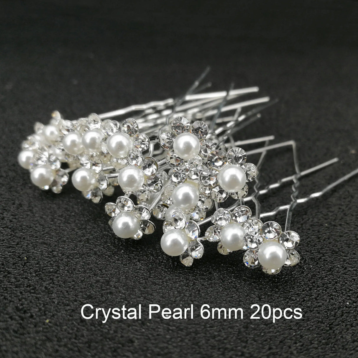 Fashion Metal U Shape Pearl Hairpin Clips Wedding