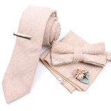 Top 50 Wool Soft 7cm Tie Bowtie Hankie