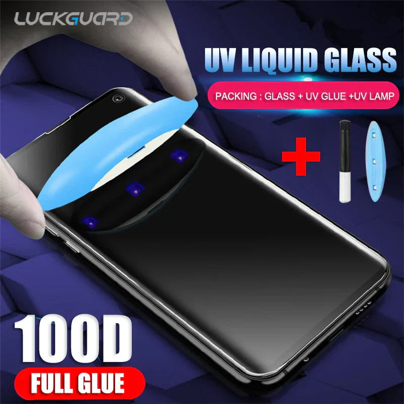 Full UV Glue Tempered Glass For Samsung Galaxy