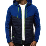 SpringAutumn New Hooded Jacket Men Casual Slim Patchwork