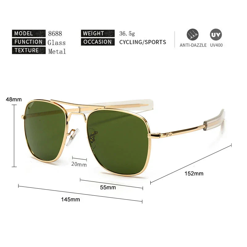 Aviation Sunglasses Men women 2021 vintage brand designer