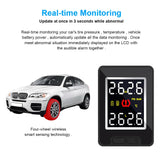 LEEPEE Car TPMS Tire Pressure Monitor System