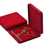 Velvet Jewelry Box for Ring Necklace Earring Jewelry