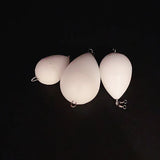 NEWS 5pcs egg float upward White bobber float