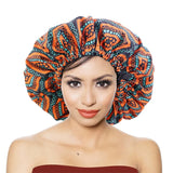 2021 Oversize Africa print invisible adjustable Ribbon Headband