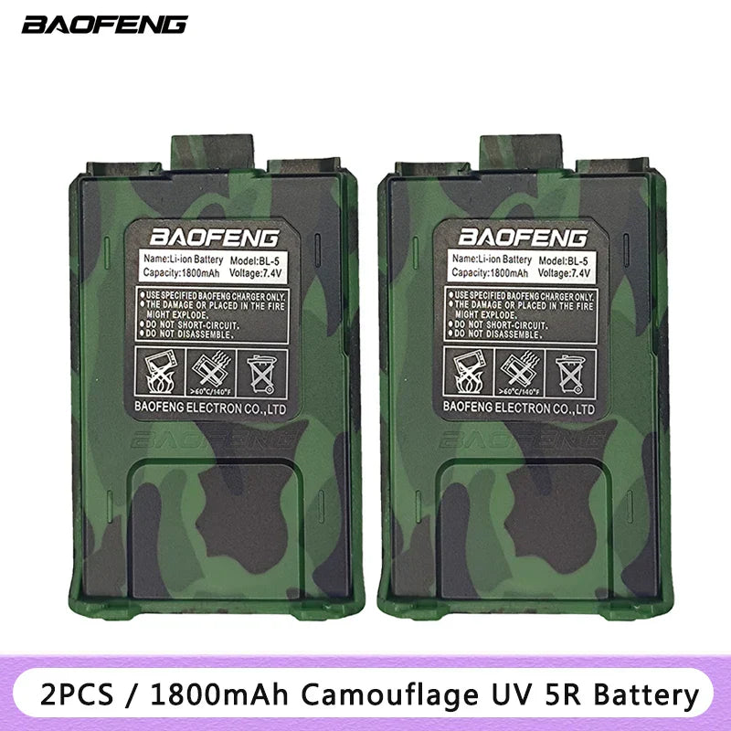 Baofeng BL-5 Battery for Walkie Talkie, Two Way