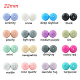 Silicone Bead Wholesale 500pcs/lot Silicone Beads 12mm &