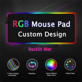 DIY Mouse Mat Custom LED Light Gaming Mouse