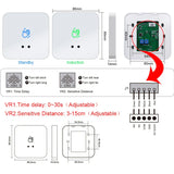 5pcs Touchless Exit Button Door Access Control Release