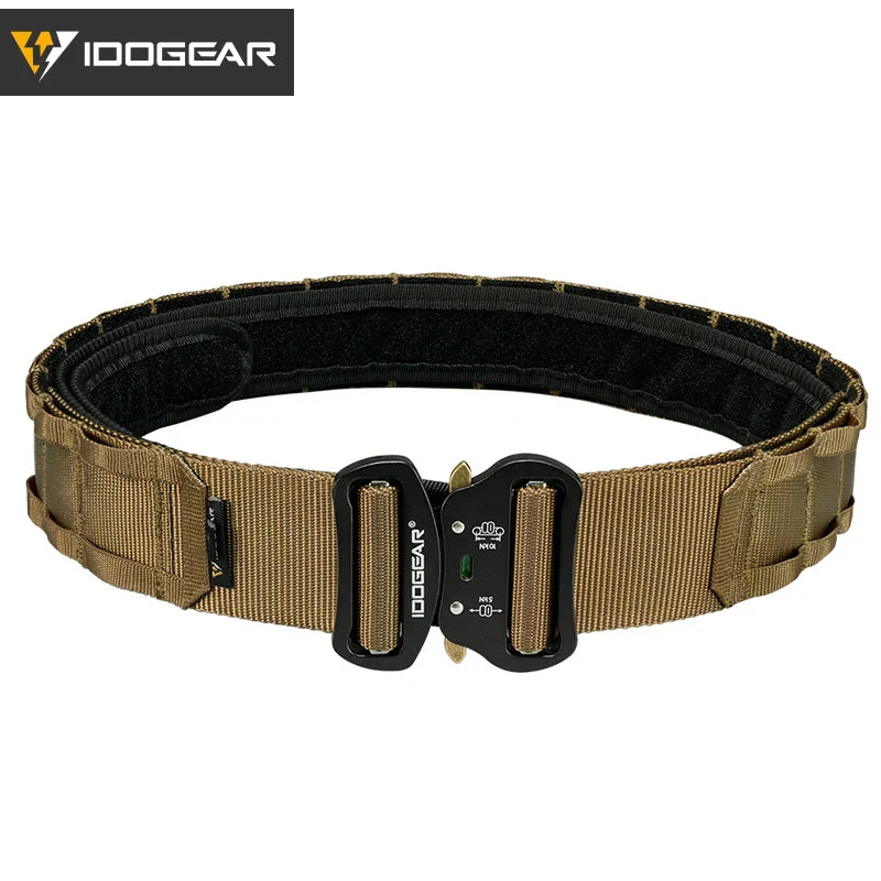 IDOGEAR Tactical 2 inch Combat Belt Quick Release