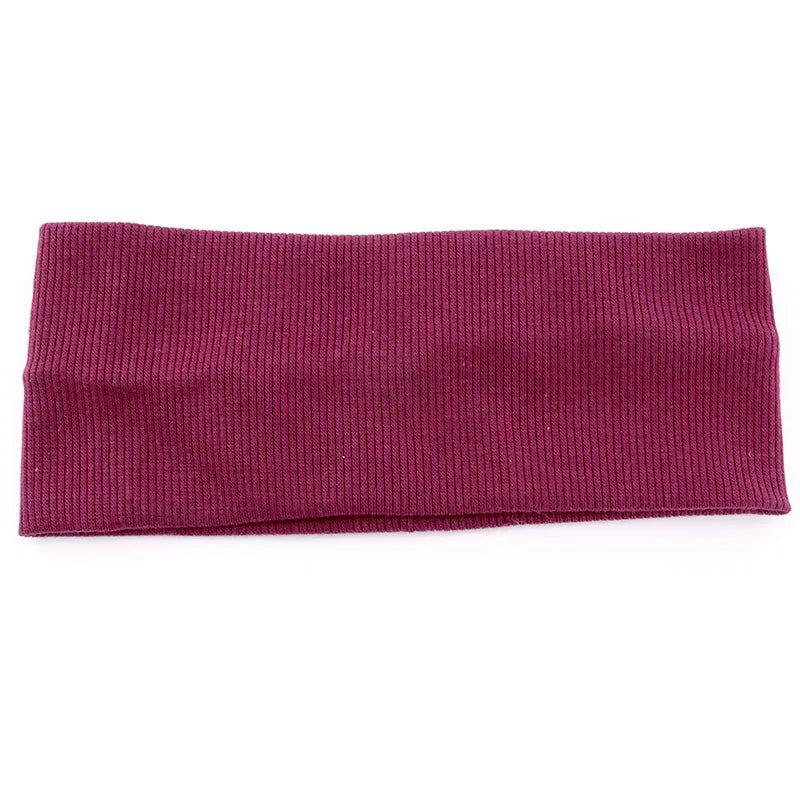 Casual baby Girls Cotton Ribbed Headbands Hair Accessories