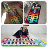 Kids Musical Piano Mat Duet Keyboard Play Mat