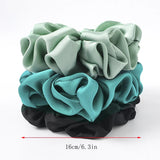 4Pcs/3Pcs Oversized Scrunchie Big Rubber Hair Tie Set